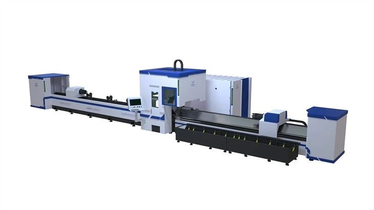 2kw CNC stroj za lasersko rezanje cevi za rezanje cevi debeline 6 mm in kovinskih cevi