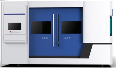 Polno zaprta zaščita 12000 W CNC stroj za lasersko rezanje pločevine iz vlaken za nerjaveče jeklo, aluminij